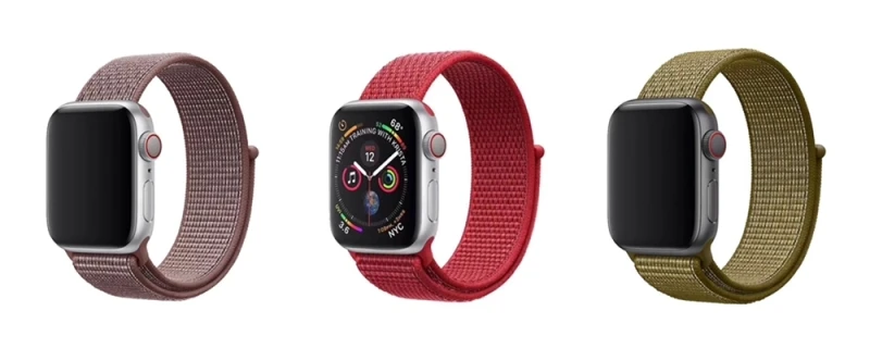 Ремешок для Apple Watch, ремешок для Apple Watch 5, 4, ремешок 44 мм/40 мм, спортивный ремешок iWatch 1, 2, 3, 42 мм, 38 мм, нейлоновый ремешок для часов Correa Pulseira