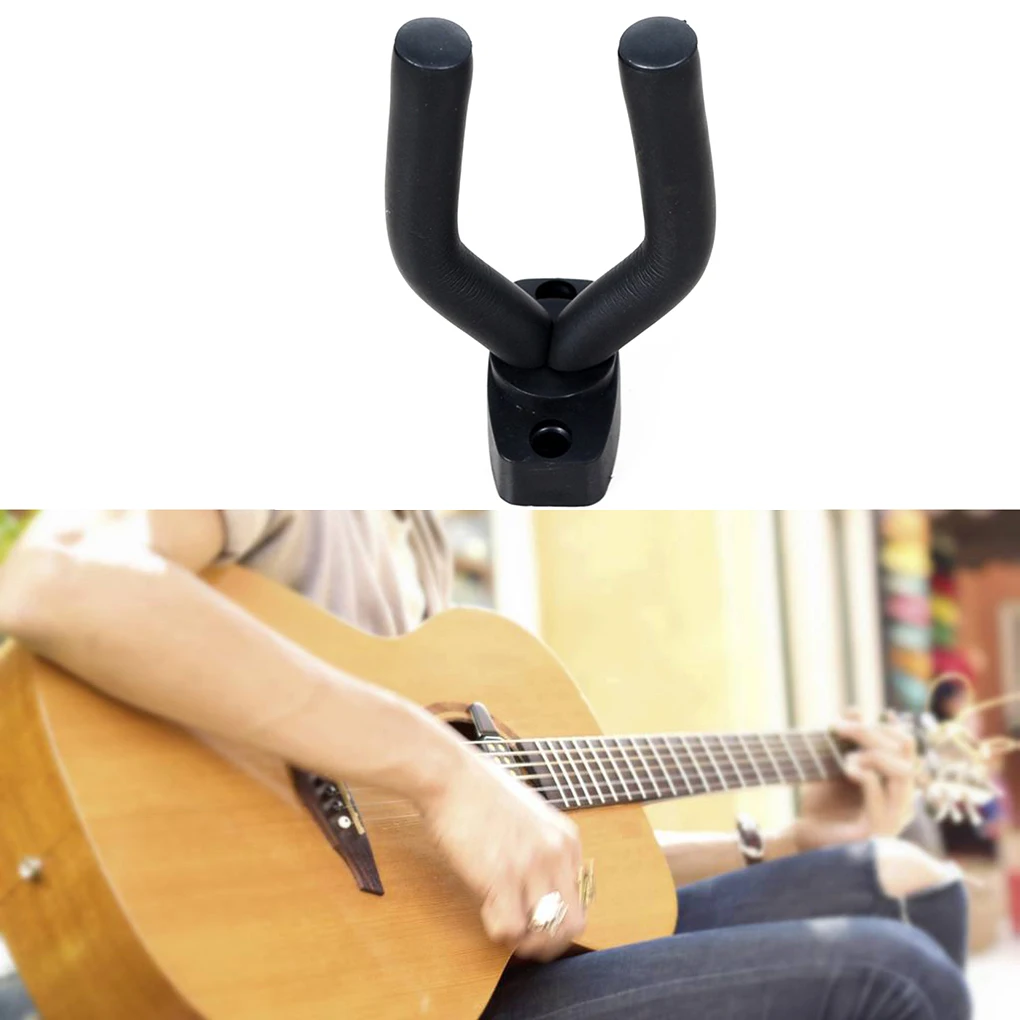 1 pcs Guitar Hanger Hook Holder Wall Mount Stand Rack Bracket Display Guitar Bass Screws Accessories