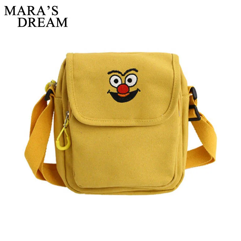 

Mara's Dream 2019 New Literary Canvas Shoulder Slanting Small Square Bag Sen Female Students Mini Wild Small Cloth Bag