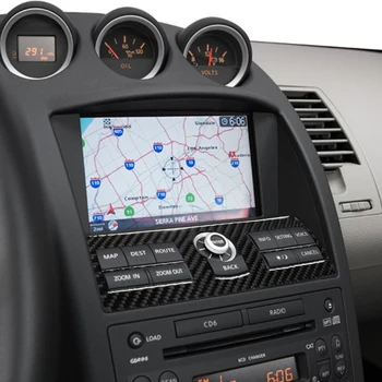

Car Navigation System Panel Trim Cover Decorative Sticker For Nissan 350Z Z33 2006-09 Automotive Interior Stickers