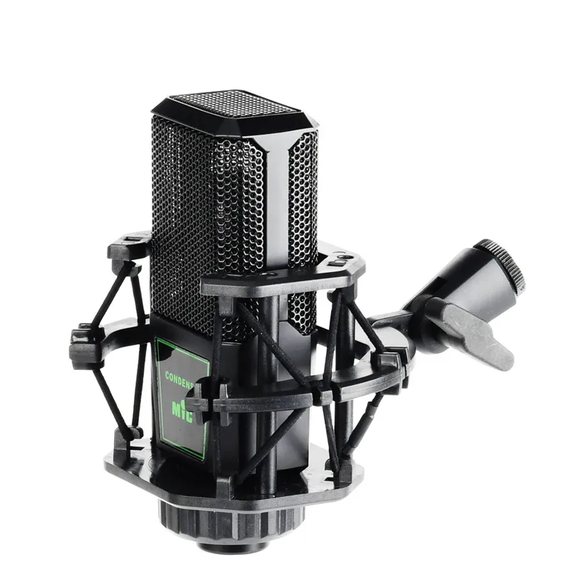 FREEBOSS CM-10 Professional Computer Microphone with Shock Mount for PC Radio Broadcasting Sing Recording Chorus Condenser Mic condenser microphone