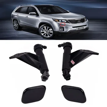 

CAPQX For KIA Sorento 13 14 Headlamp Water Spray Nozzle Washer Actuator & Cover 98671 2P500/98672 2P500 98680 2P500 98681 2P500