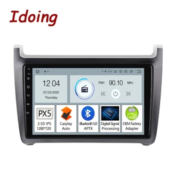 

Idoing 9"PX5 For Volkswagen VW polo 5 sedan 2008-2015 Car Radio Multimedia Player Navigation GPS Carplay Auto Bluetooth 5.0 head