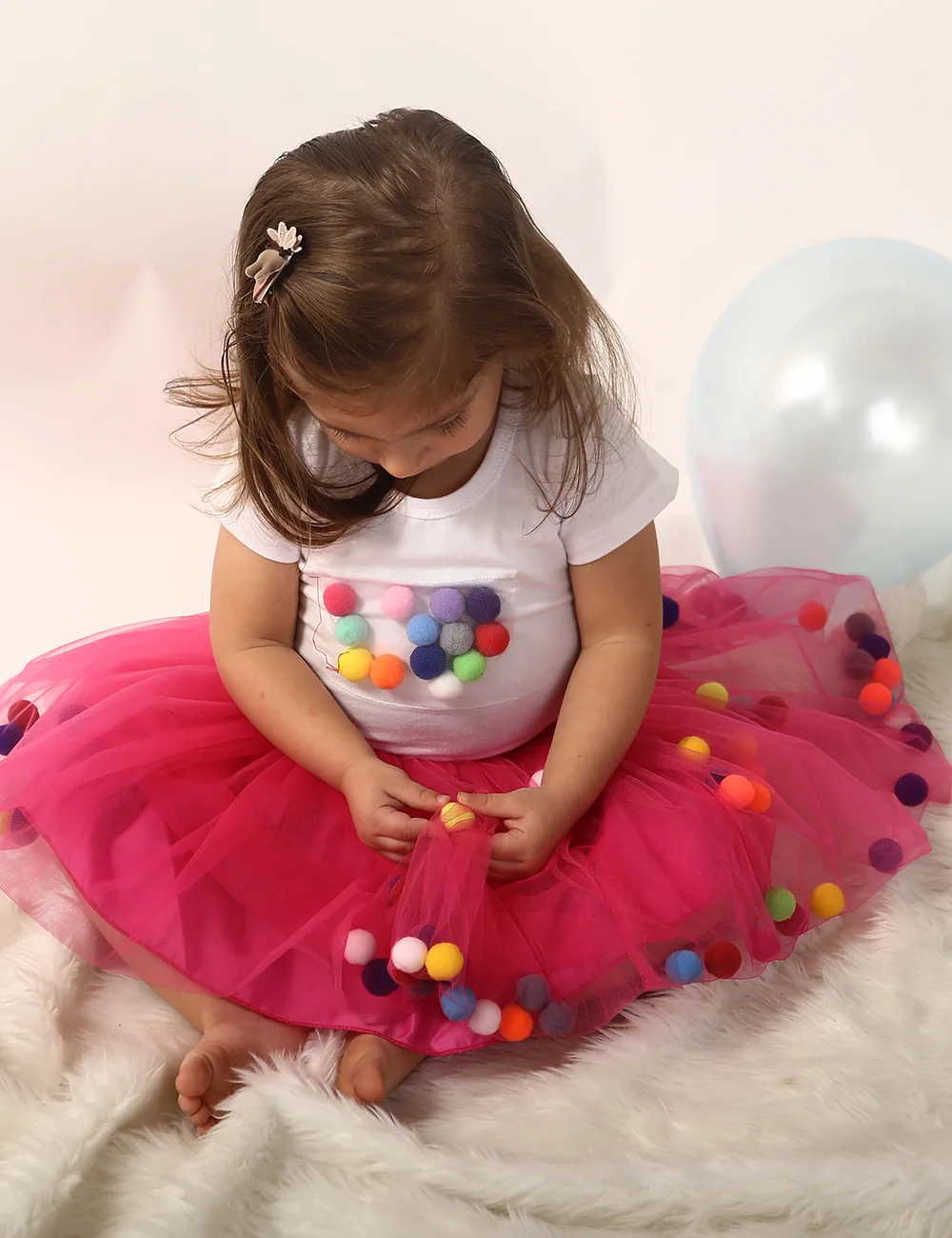 [Bellialeu] BABY SKIRT★人気★ Billieblush - Girls Rainbow Tulle Tutu Skirt | Childrensalon
