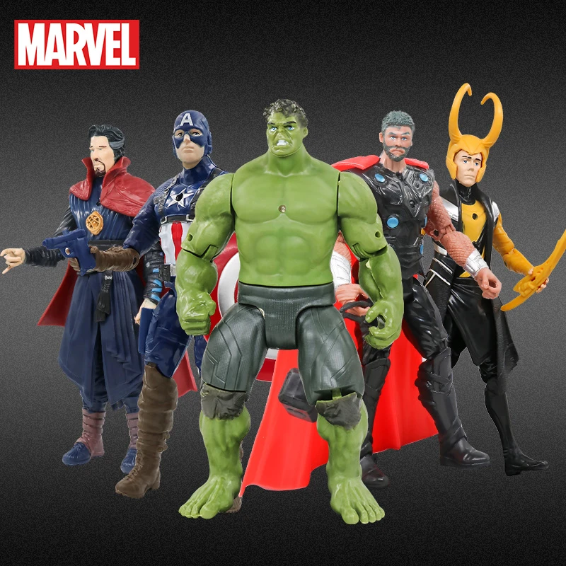 マーベルアベンジャーズハルクキャプテンアメリカdr 不規則な置物 ロキ デッドプールまたはサノス 人形 アクション クリスマスプレゼント Null Aliexpress
