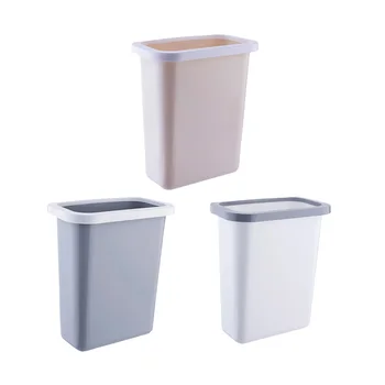 

Kitchen Hanging Trash Can Door Bathroom Without Cover Household Plastic Bucket Bedside Storage Bucket