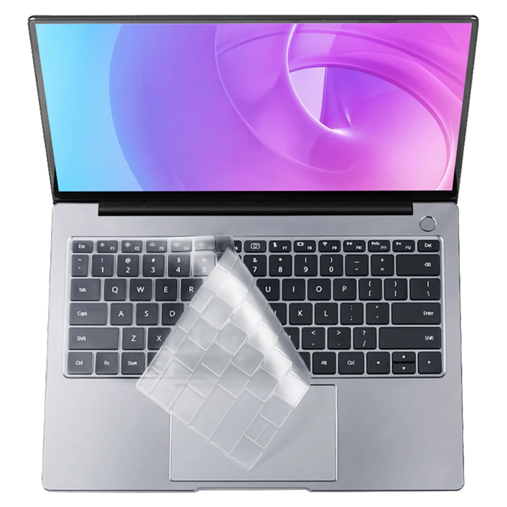 Чехол для клавиатуры ноутбука Huawei Matebook D 14 15 13 X Pro 9 прозрачный чехол из ТПУ кожаный