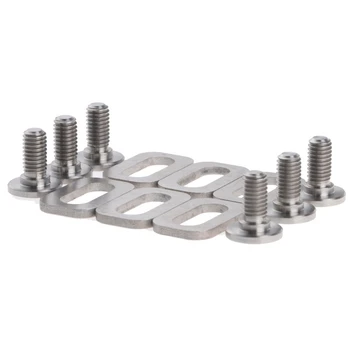 

NEW-Titanium Bolts Spacers for LOOK KEO Road Bike Clipless Pedals Cleats