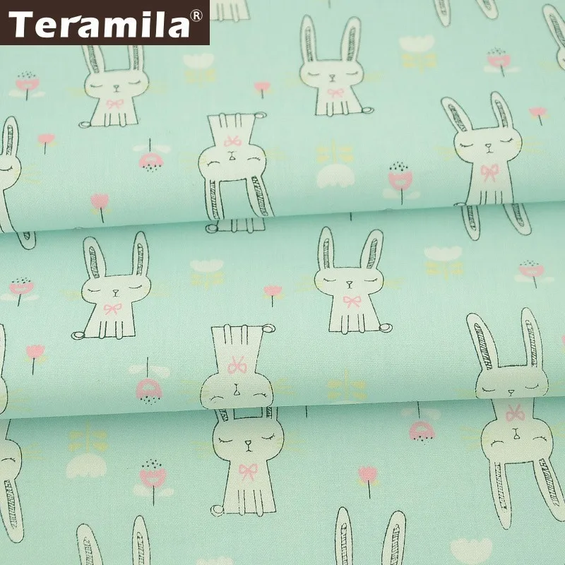 Teramila серая и синяя кошка стильный коммутатор Tela Algodon DIY материал для шитья 100%
