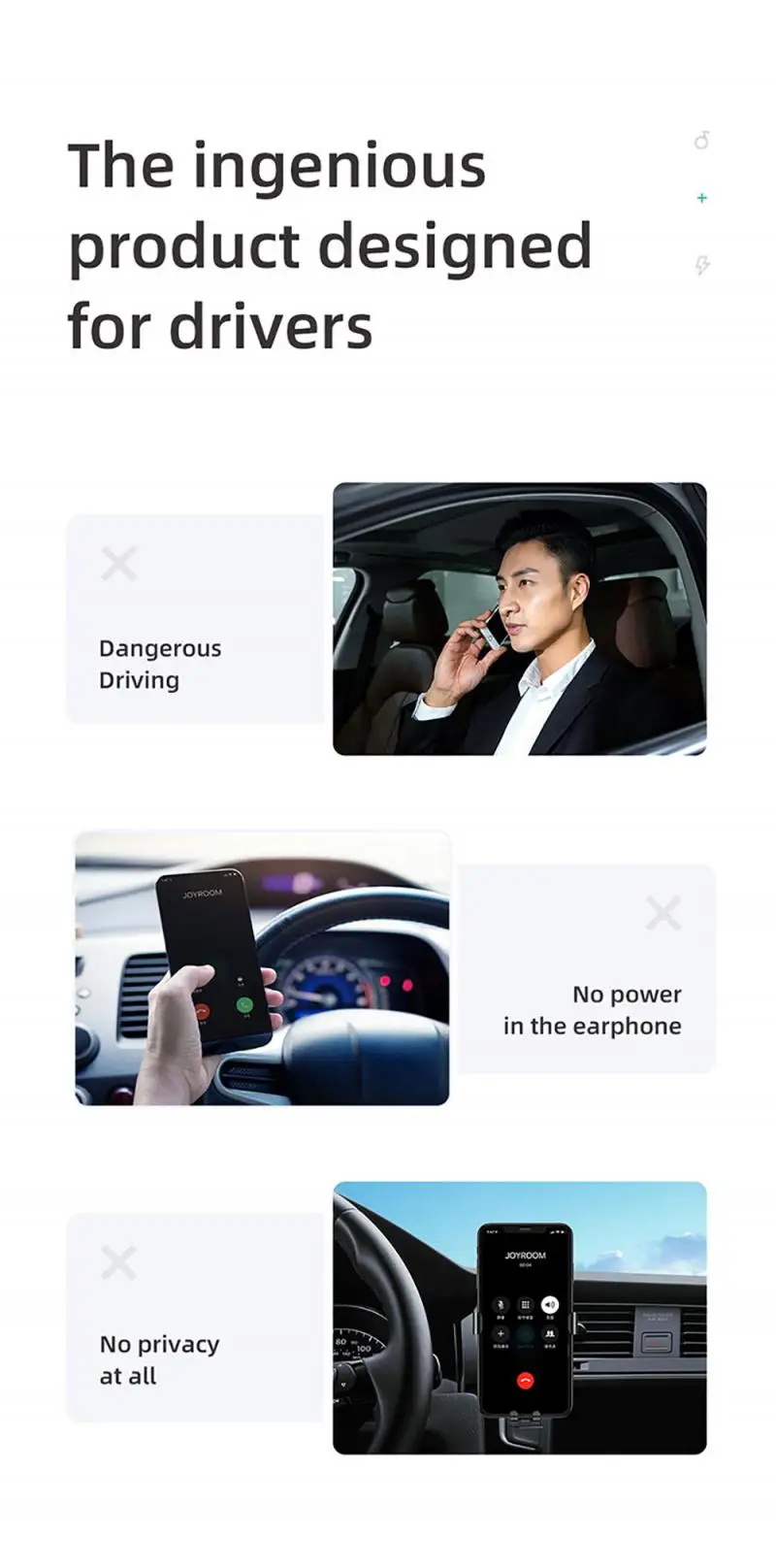 2 в 1 Автомобильное зарядное устройство Bluetooth гарнитура прикуриватель Смарт Быстрая зарядка 5,0 наушники Авто сенсорное управление беспроводные наушники