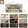Putuo Decor Horse Signs Wooder Hanging Plaque Decorative Plaque Gifts for Horse Lover Farm Stables Decoration Living Home Decor ► Photo 1/6