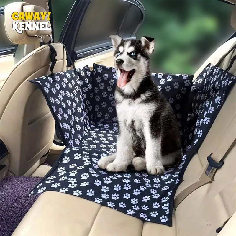 

CANDY KENNELAnti-slip Waterproof Safety Dog Carriers Dog Car Seat Cover Pet Carrier Bag Foldable Car Mats Hammock Cushion D008