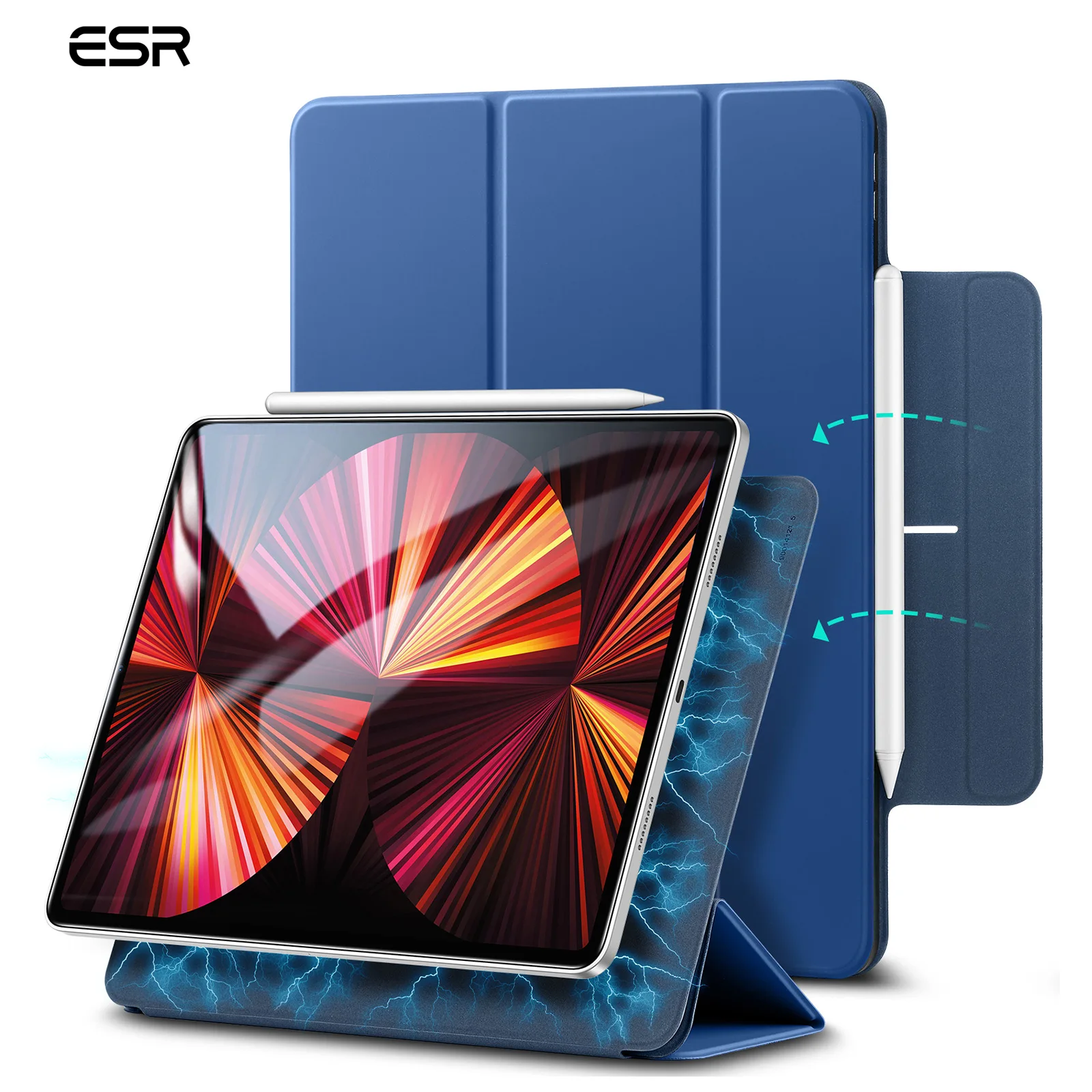 ESR for iPad Pro 11 Case 2021 Magnetic for iPad Air 5 Case 2022 for iPad Pro 12.9 Case 2021 Air 4 10.9 Mini 6 Smart Cover Funda 