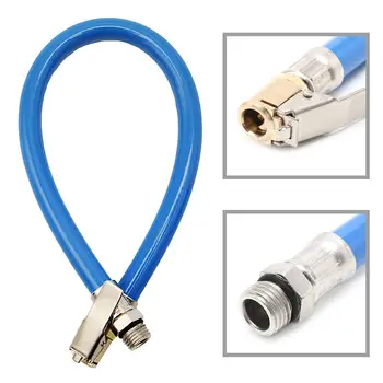 

1x Car Auto Air Rubber Hose Copper Lock On Clip Chuck Tire Inflator Self-locking