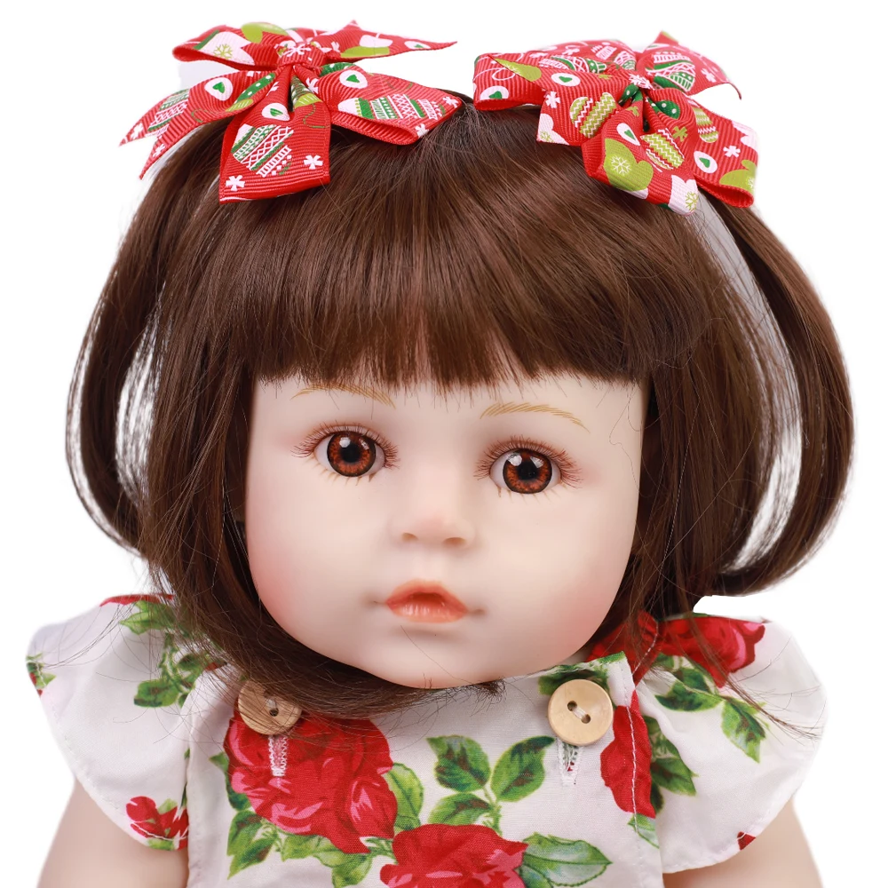 48 см Bebe Reborn мягкий силиконовый реалистичный детский Гладкий виниловый корпус младенец реборн кукла игрушки для детей полный корпус волосы игрушка кукла