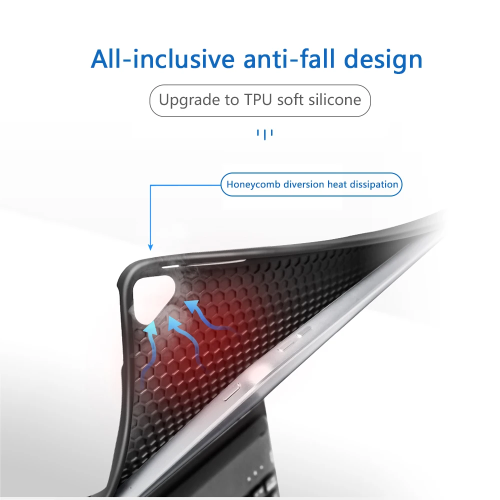 Для iPad Air 3 iPad Pro 10," Американский планшет, 7 цветов, с подсветкой, Bluetooth, чехол с клавиатурой, кожаный чехол, держатель ручки
