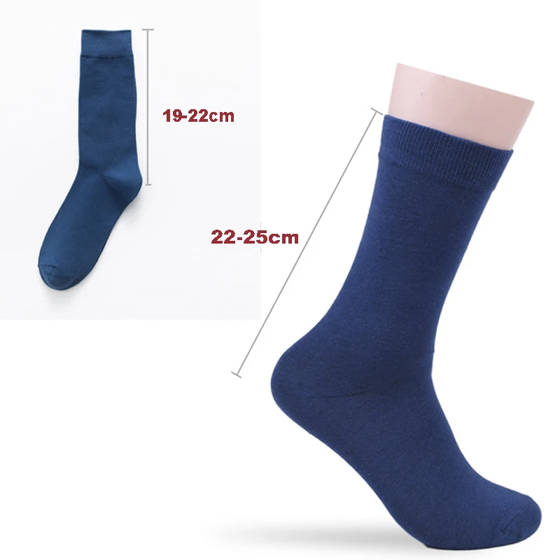5/10Pairs 고품질 봄 가을 남성 양말 크기 38-45 남성용 긴 양말 드레스 양말 남성 선물 비즈니스 캐주얼 삭스
