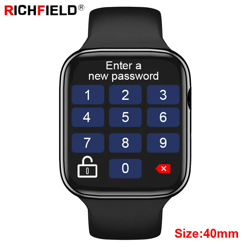 

Smart Watch F28 1.63inch 40mm Password Lock Screen Bluetooth Call 3 UI Menus Smartband Pk IWO W26 W46 W56 Android IOS Smartwatch