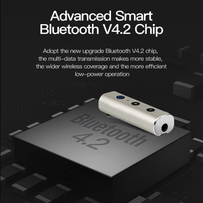 Дизайн автомобиля беспроводной Bluetooth 4,2 аудио приемник адаптер 3,5 мм AUX мини для ноутбука мобильного телефона DU55
