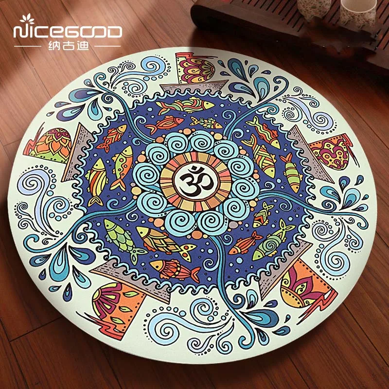 round yoga mat