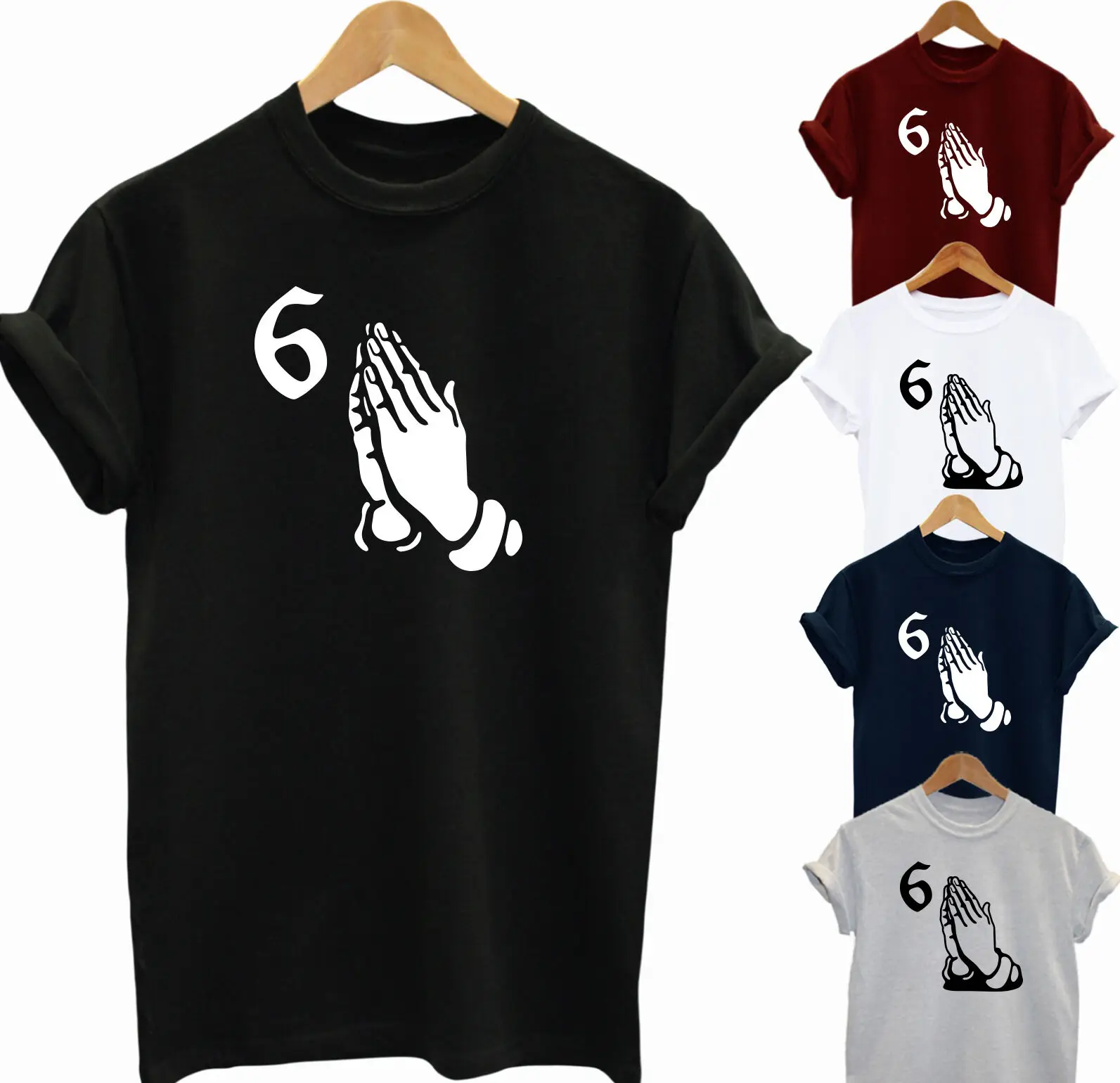 

DRAKE 6 God Hands T Shirt If You're Reading This It's To Late Music tee Party Short Sleeve Tee Shirt Free Shipping cheap wholesa