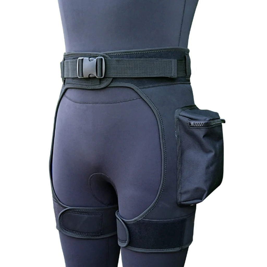 Wetsuit Shorts Snorkeling Swimming Short Pants Swim Tights with Pockets and Adjustable Waist Belt 