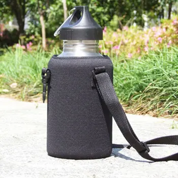 

Vacuum Cup Silver Travel with Bottle Pouch Travel Mug Sport Kettle 304 Stainless Steel 2L Gym Outdoor Training Drink Containers