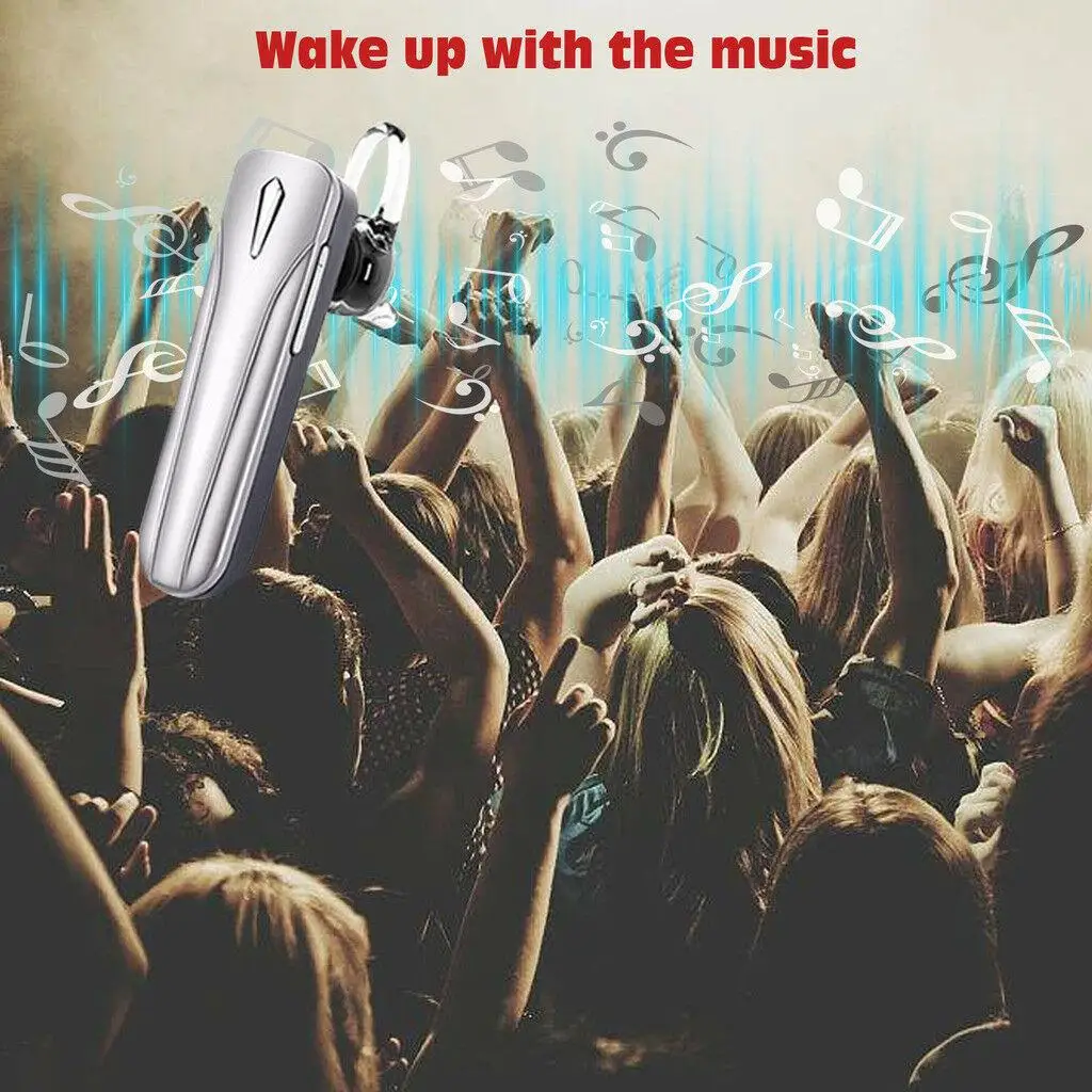 Wireless Bluetooth Headset with Microphone Wireless Earphone Earbuds Handsfree for Android iPhone Smartphones