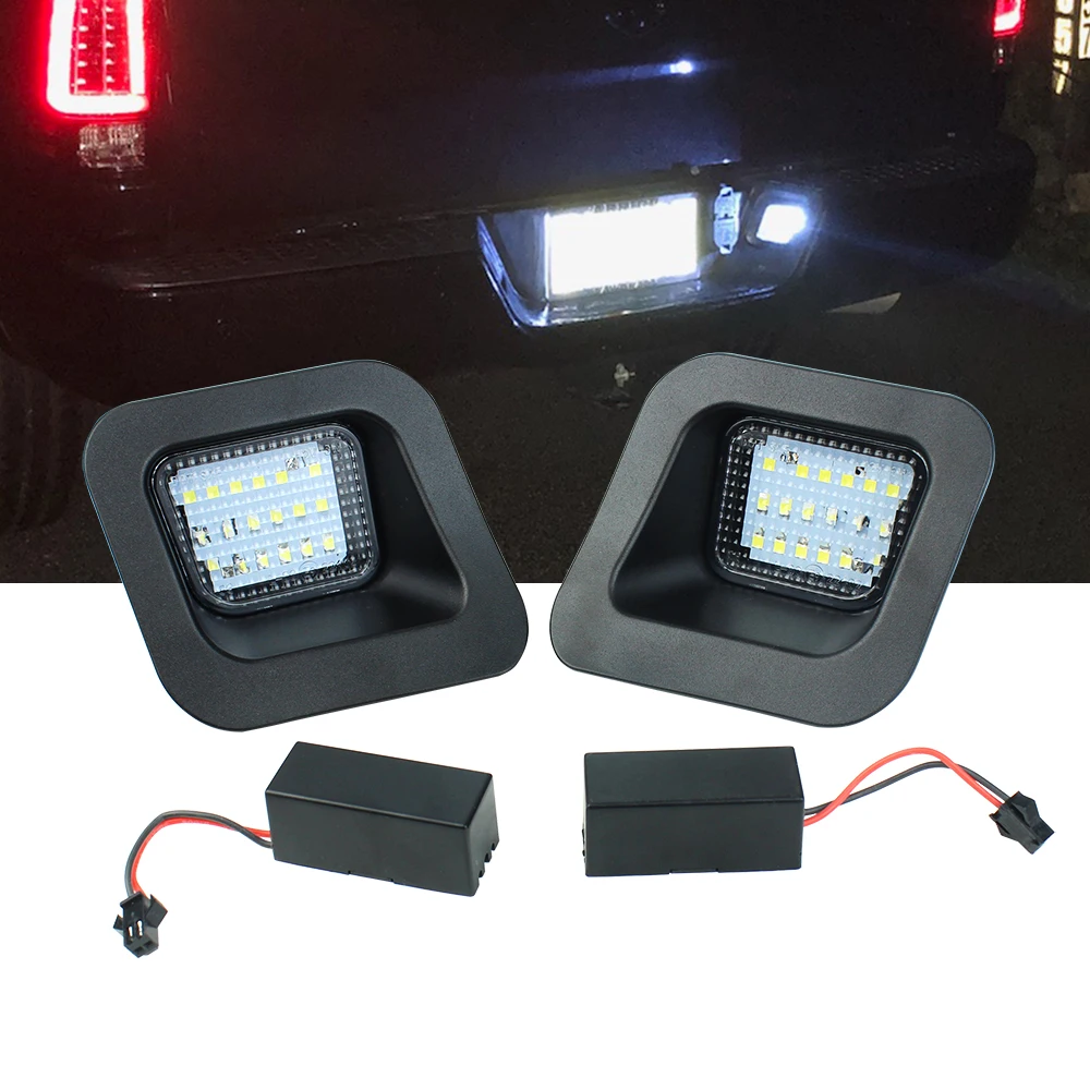 2x номерной знак задний бампер Огни тег лампы для Dodge Ram 2003 2018 1500 2500 3500|Сигнальная