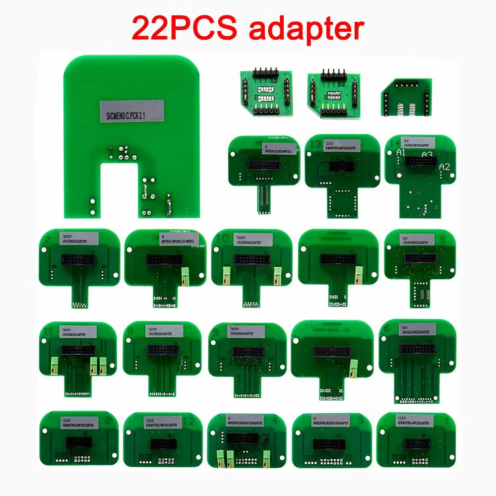 Мастер онлайн ЕС красный KESS V2.47 2,47 KTAG V7.020 OBD2 менеджер Тюнинг Комплект K-TAG 7,020 V2.23 V2.25 ECU программист по лучшей цене - Цвет: 22PCS ADAPTER