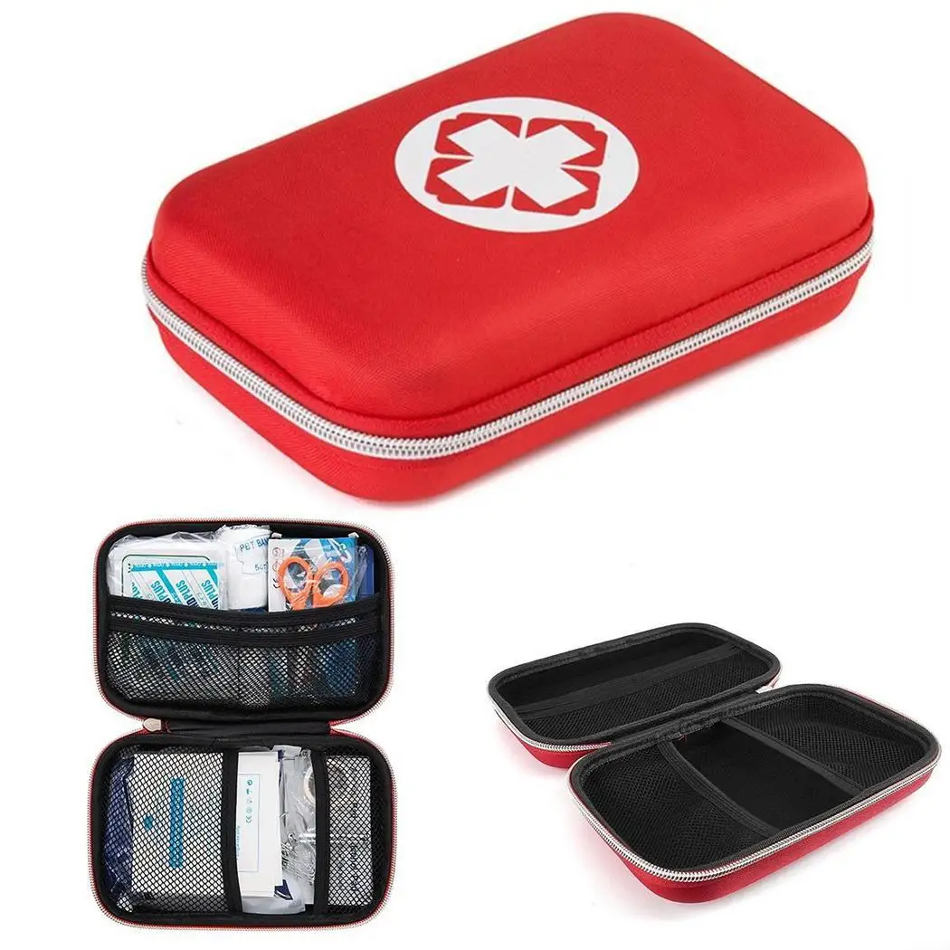 

Travel Camping Medical Emergency Survival Outdoor Small Red First Aid Bag