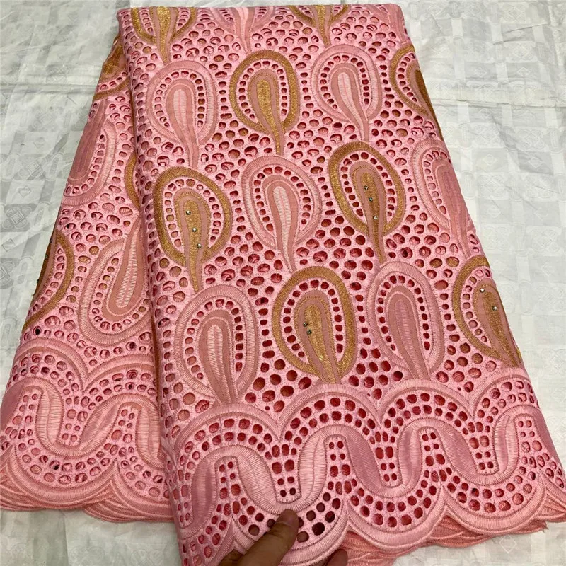 Хлопчатобумажная кружевная ткань, высокое качество, кружевная Свадебная швейцарская вуаль, швейцарское кружево tissu, Африканская Хлопковая сухая кружевная ткань из Дубая 5Y