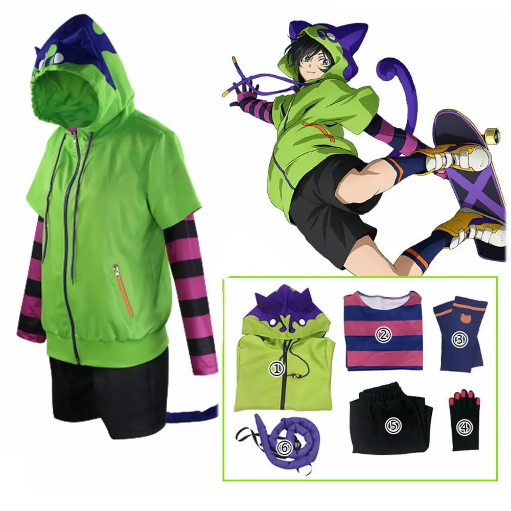 miya Anime SK8 the Infinity Miya Chinen Cosplay Costume Miya Wig