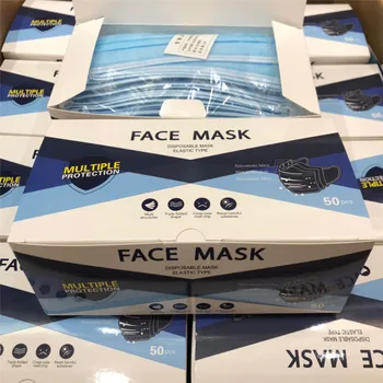 

Disposable Mask 50 pcs face mask 100pcs 3 Layer Filter Mask mouth safe Face mask Healthy Care Masks mondkapjes Meltblown Cloth