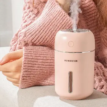 

Mini Air Humidifier Aroma Essential Oil Diffuser USB Fogger Mist Maker LED Light Lamp Home Car 280ml High Quality and Brand New