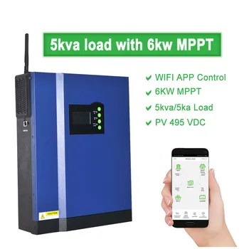 

all in one 2kw 3kw 5kw pure sine mppt off grid hybrid solar power inverter