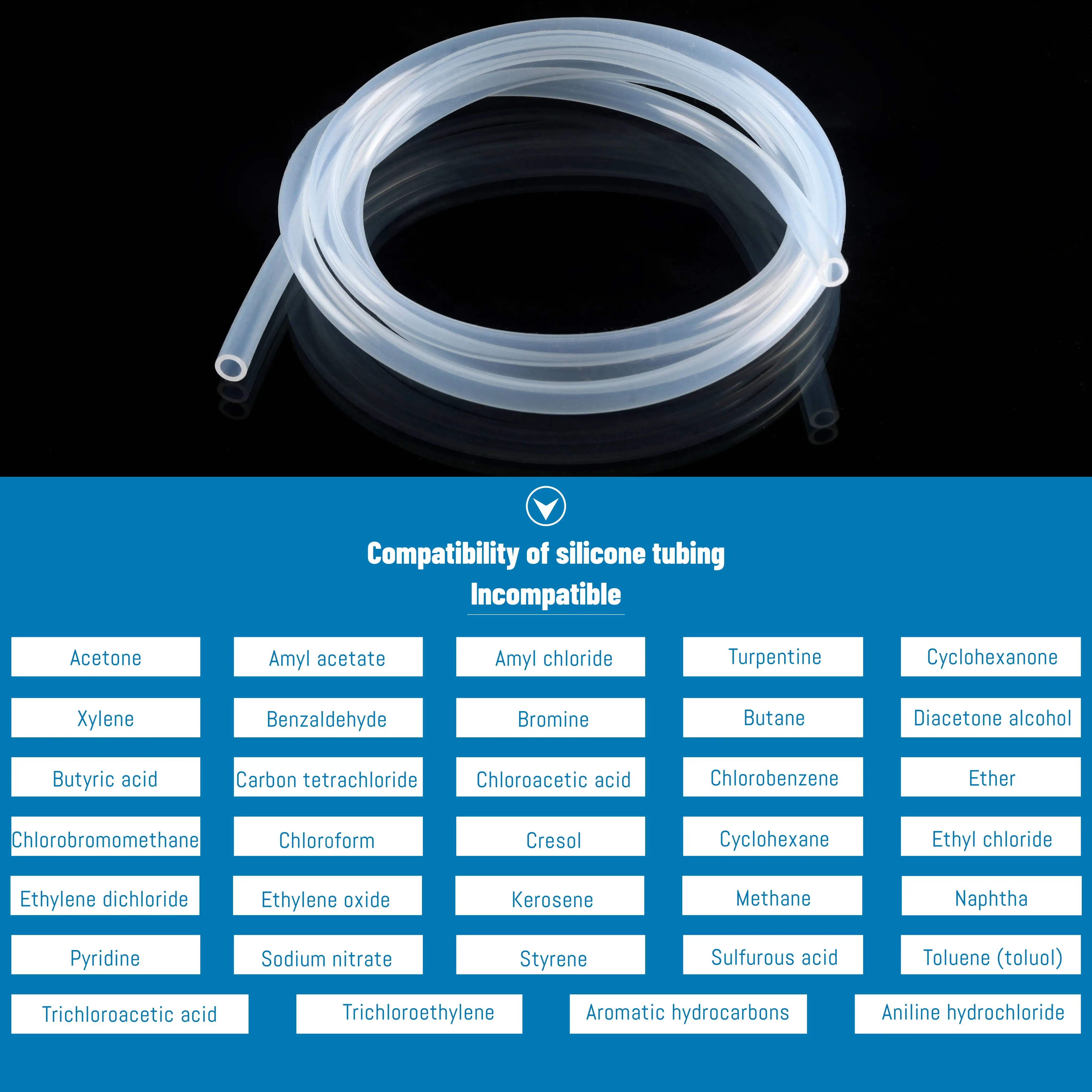 Kamoer Silicone Tube with Good Temperature Resistance and Chemical Resistance (Made in China, Water Tube, Transparent Tube) image_0