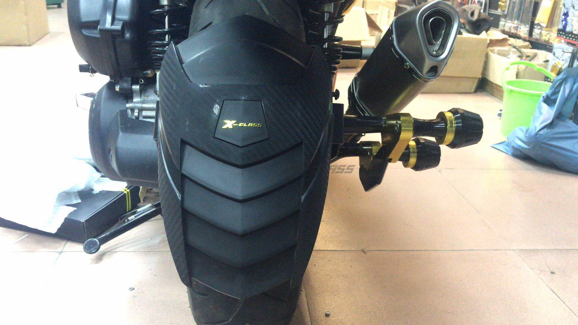 Voor Yamaha Aerox 155 NVX155 2017 2018 Motor Achter Fender Spatbord  Achterwiel Protector Black Carbon Scooter Accessoires| | - AliExpress