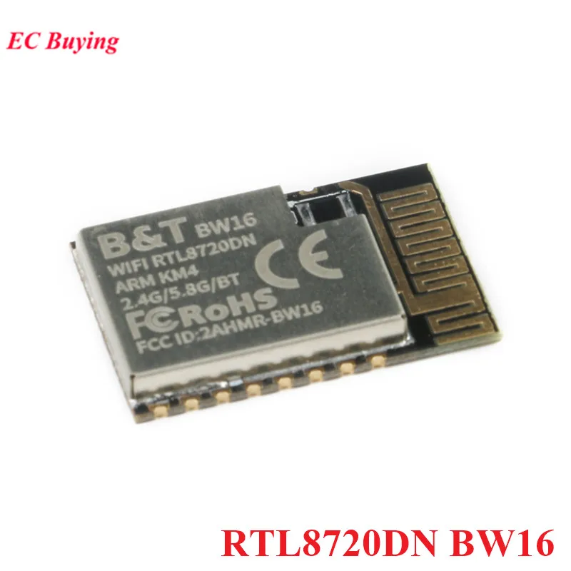 BW16 RTL8720DN двухдиапазонный Wi-Fi беспроводной Bluetooth совместимый модуль BLE 5 0 IIC