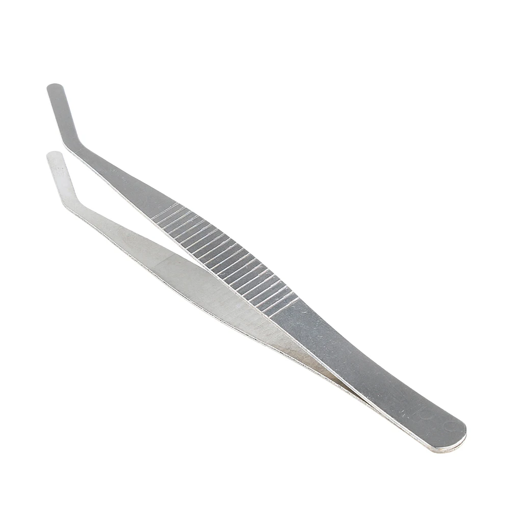 

Round-Tip Stainless Steel Tweezers 4.7'' For Lab Chemistry Paper Indicator