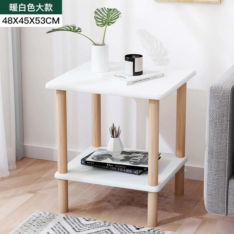  Sofa Side Nordic Small Coffee Table Modern Minimalist Small Square Small Table Table Bedroom Bedsid