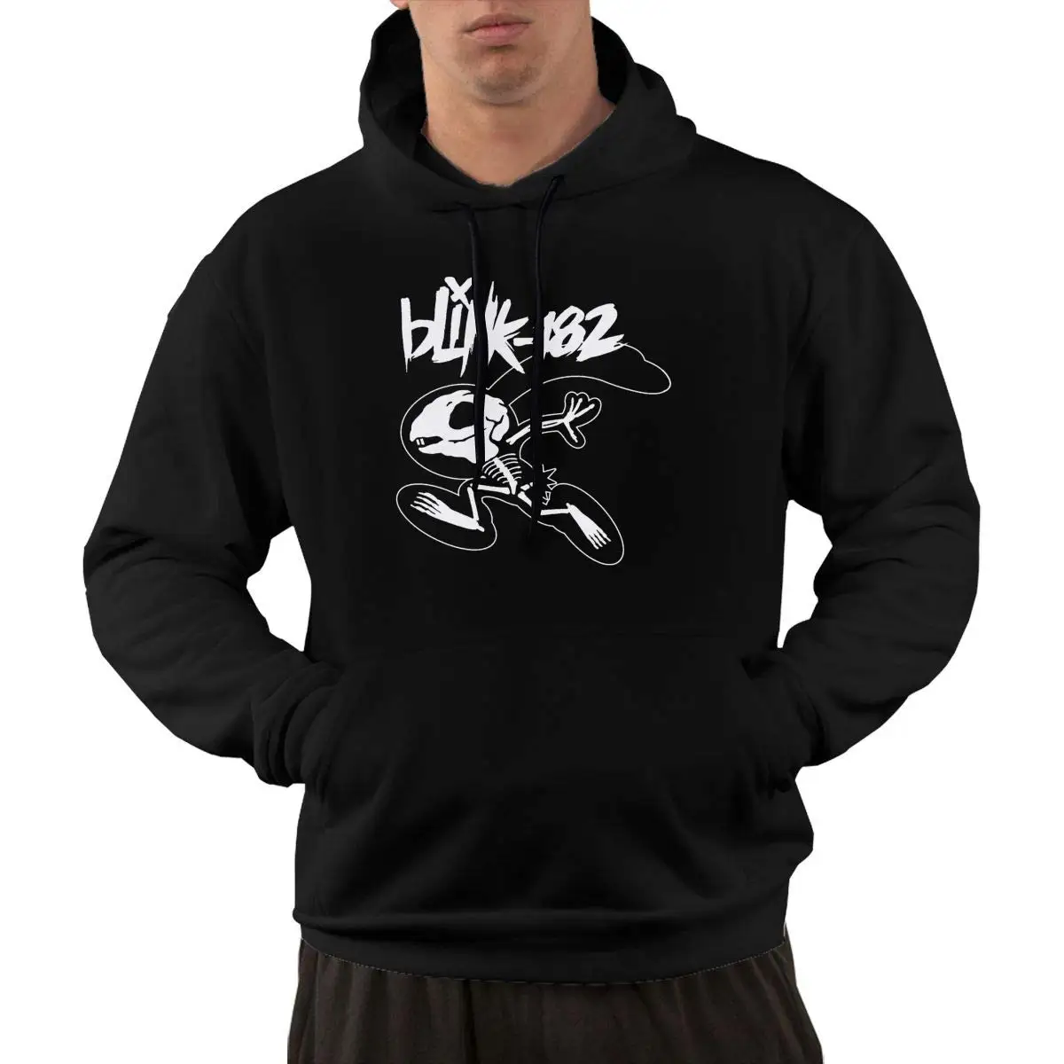 HFUUNNYYS Blink 182 Bored Grim Reaper Официальный Мужской свитер с капюшоном XL |