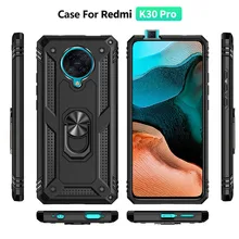 Funda de lujo para Xiaomi Redmi K30 Pro funda a prueba de golpes de silicona armadura anillo para Xiaomi Redmi 8 8A 7A K20 K1O K20 Pro K30 5G funda(China)