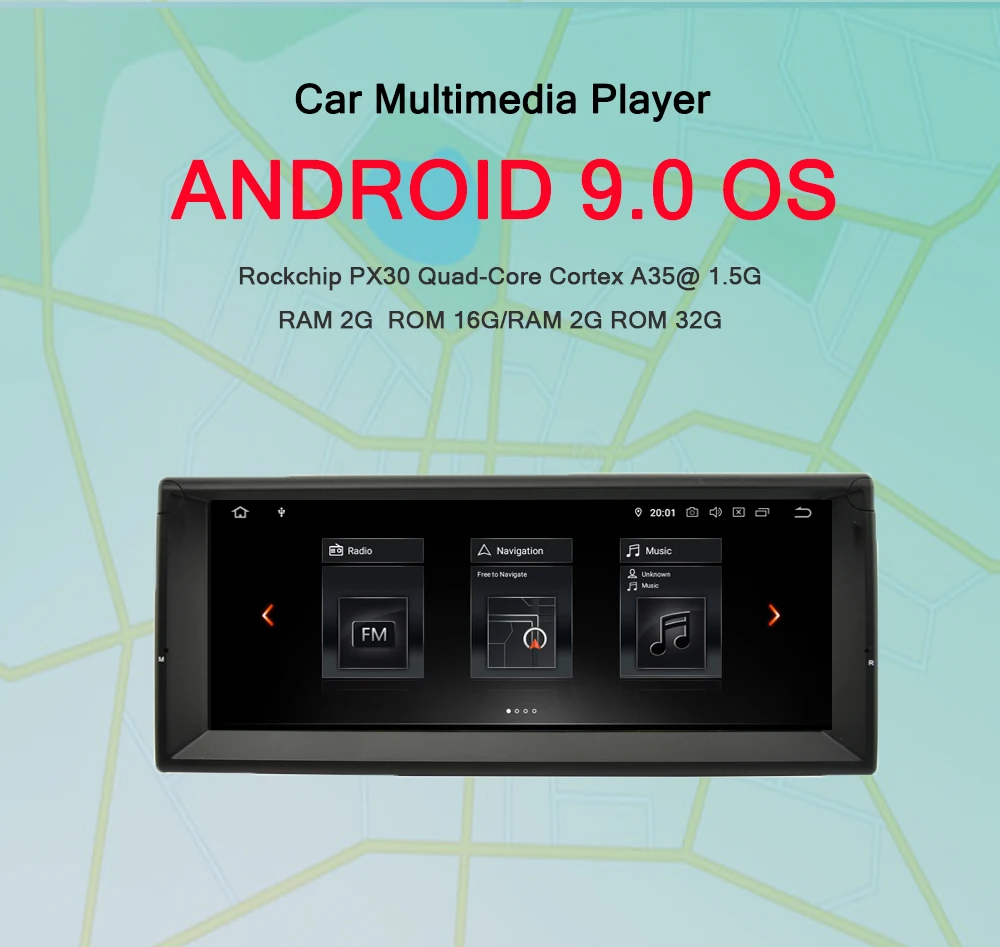 Top AUTOTOP Android 9.0 10.25" 1din Car DVD Player for BMW E39  With Navigation Raido RDS BT Mirrorlink 4G Wifi Google Play NO DVD 0