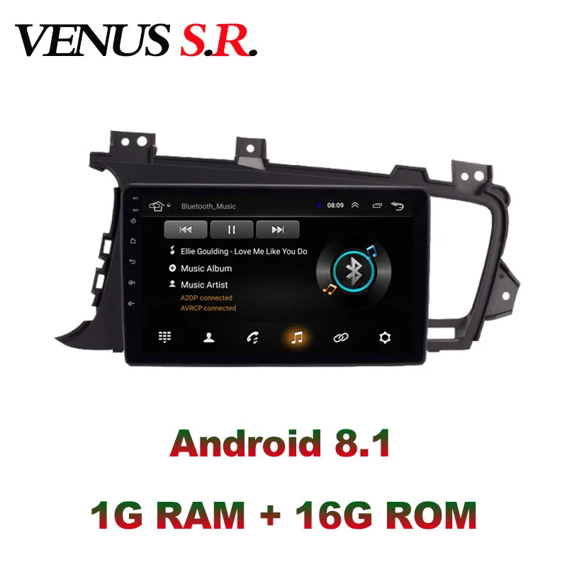 Автомобильный dvd-плеер VenusSR Android 8 1 2.5D для KIA optima K5 радио 2011-2015 мультимедийное