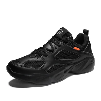 

Men casual shoes Fashion Sneakers comfortable men's shoes breathable mesh sports super light explosion models large size 2019