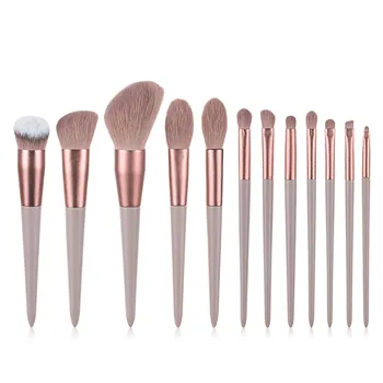 

12Pcs Makeup Brushes Set For Foundation Blush Eyeshadow Concealer Powder Lip Make Up Cosmetics Brush Makeup Pen T12095