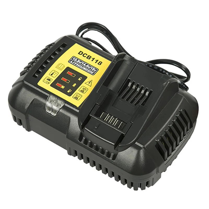 Новейшая 10,8 V 12V 14,4 V 20V Li-Ion для быстрой зарядки Dewalt батарея DCB118 литий-ионная электрическая отвертка на батарейках зарядное устройство