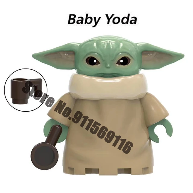 DISNEY Din Djarin Mandalorian Building Blocks Jango Boba Fett Grogu Baby Yoda Paz Vizla Bo-Katan Sabine Wren Brick Figure Toy X1533