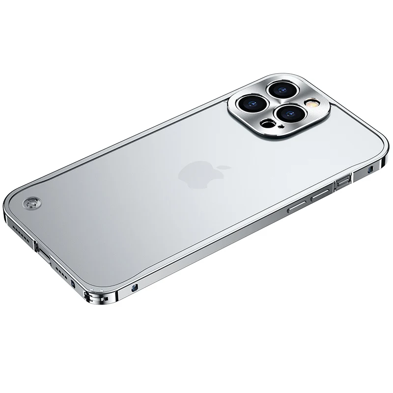 thumbnail image 1 of Metal Phone Case For IPhone 12 13 14 15 Pro Max Cover 15Plus Magnetic Aluminum Frame Phone Shell For IPHON 11 12 13 Pro Max Mini, 1 of 5
